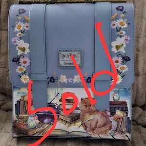 Loungefly Harry Potter Floral Blue Backpack